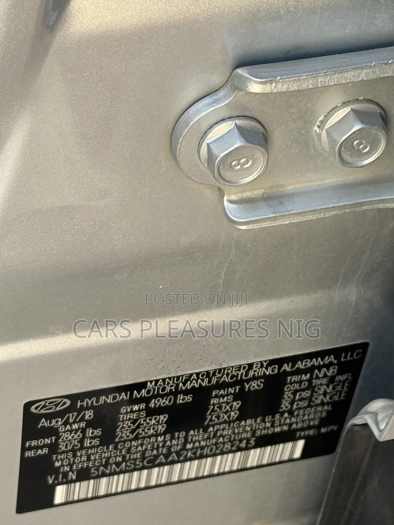 Hyundai Santa Fe 2019 Silver
