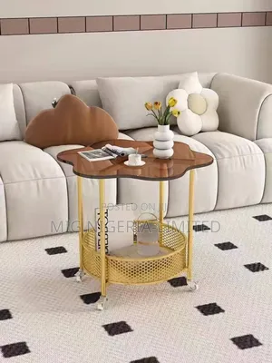 Coffee Table Side Stool Moveable Book Shelves