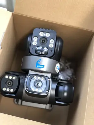 V380pro 3 Adjustable Lens Solar CCTV Camera