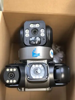 V380pro 3 Adjustable Lens Solar CCTV Camera
