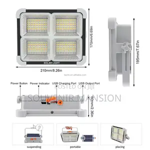 Hq Rechargeable Solar Outdoor Light