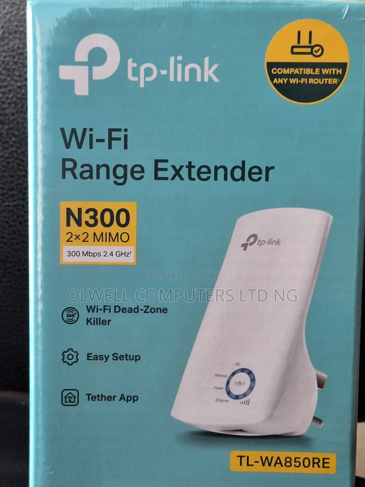 Tp-Link Wi-Fi 300mbps Range Extender-Tl-Wa850re