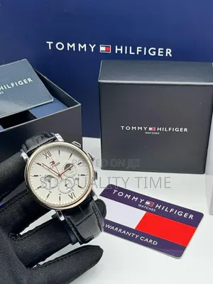 Tommy Hilfiger Leather Strap Watch