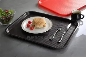 Antiskid Plastic Restaurant Food Serving Tray
