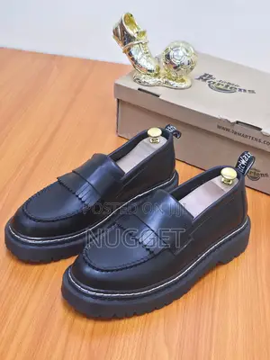 Dr Martens Loafers Black Chunky Sole 