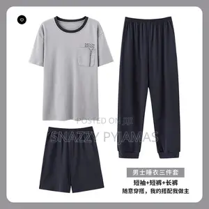 3 in 1 Luxury Men Lounge Wear