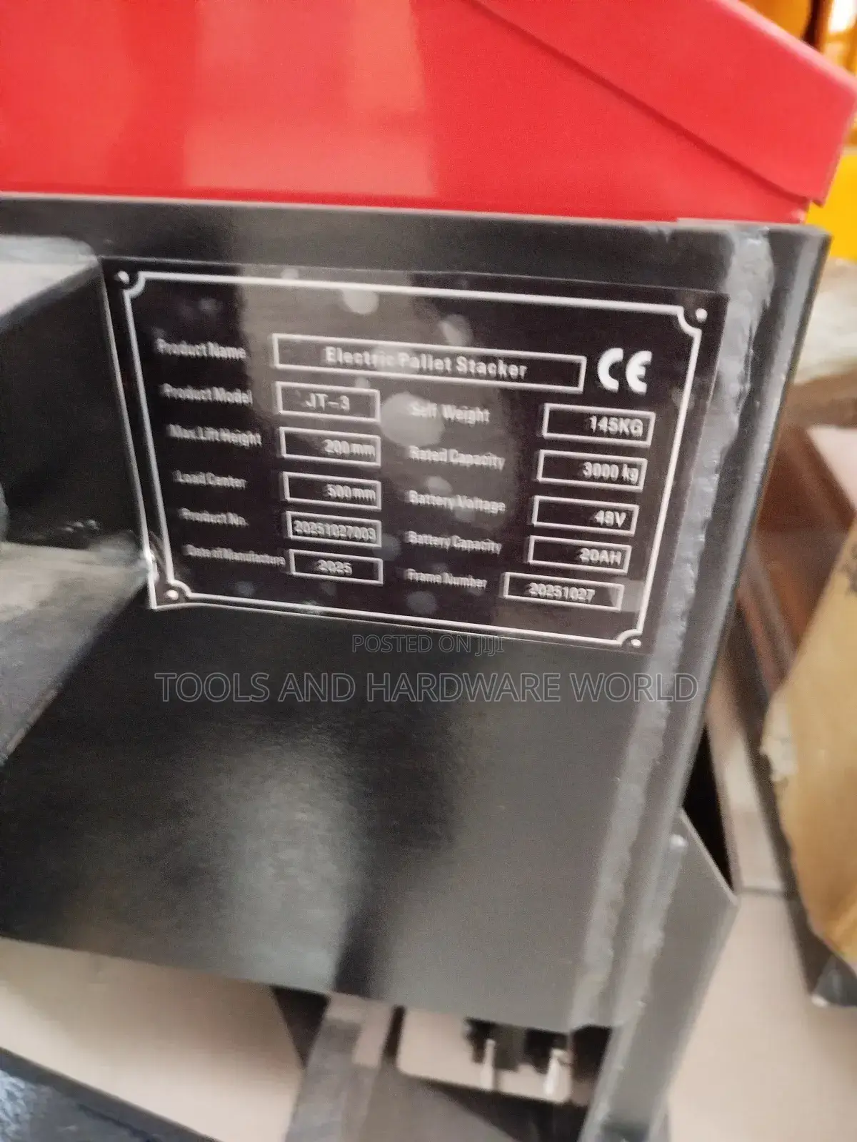 Electric Pallet Truck 3tons