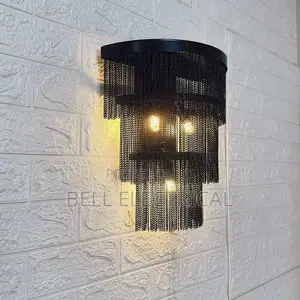 2026 Wall Lamp With Black Chains