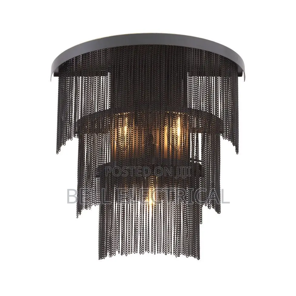 2026 Wall Lamp With Black Chains