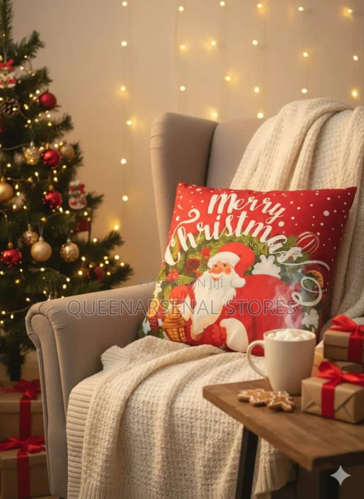 Christmas Throw Pillow
