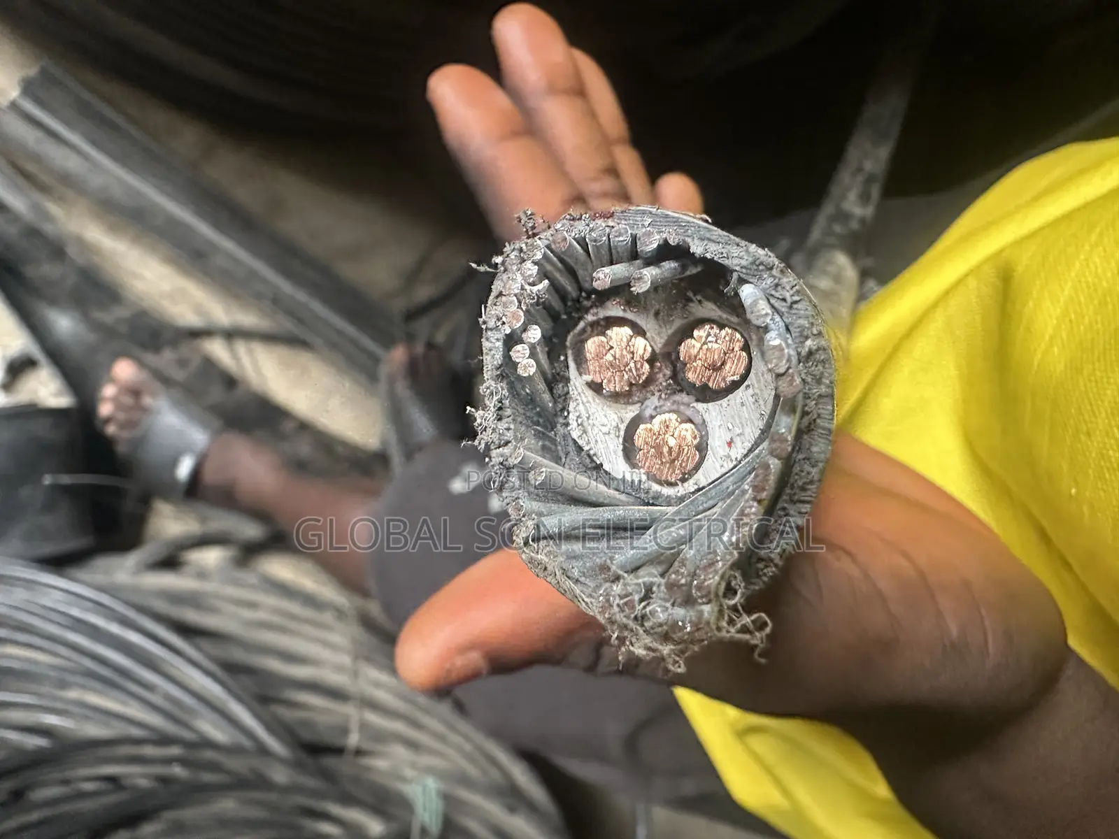 25mmx3core Nigerchin Armored Cable