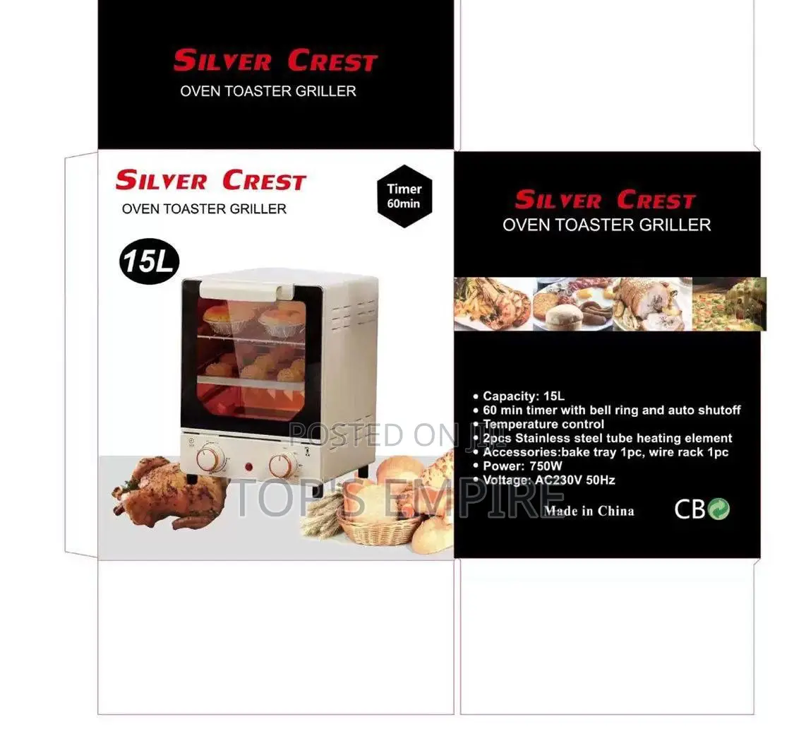 Silver Crest 15l 3-Layer Multifunctional Oven – Perfect Xmas Gif