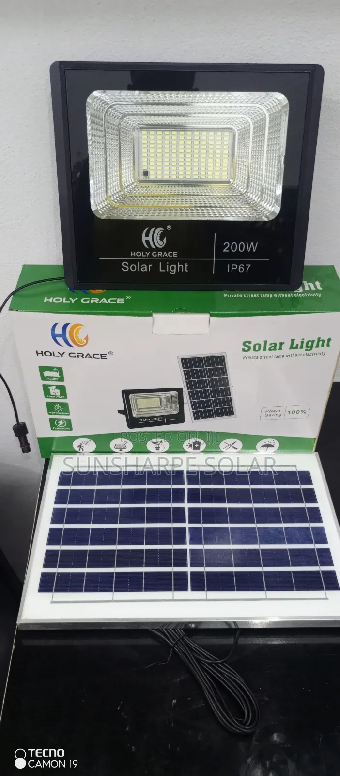 200w Solar Floodlight