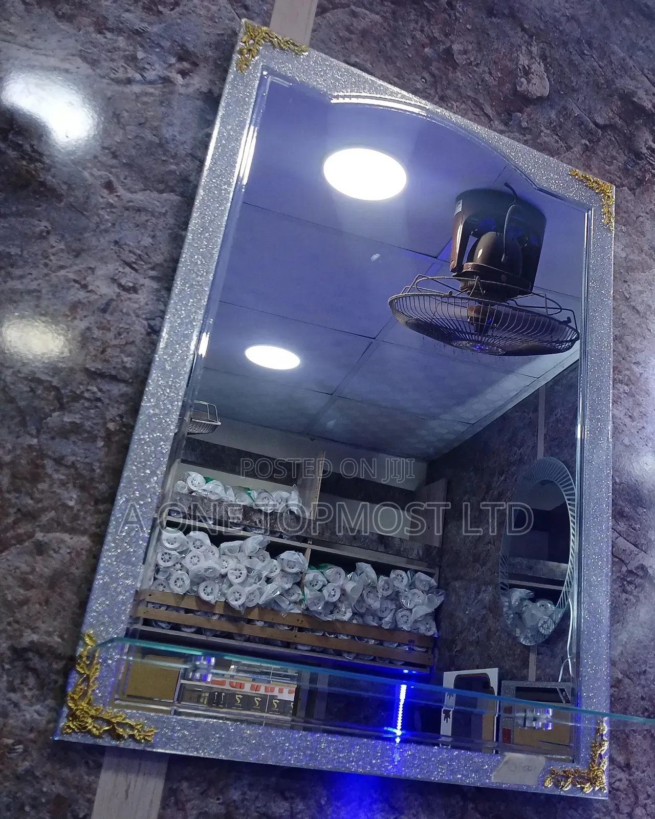 Mirror With Shelf (70 By 50cm)
