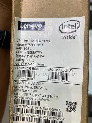 New Laptop Lenovo IdeaPad S340 8GB Intel Core I7 SSD 256GB