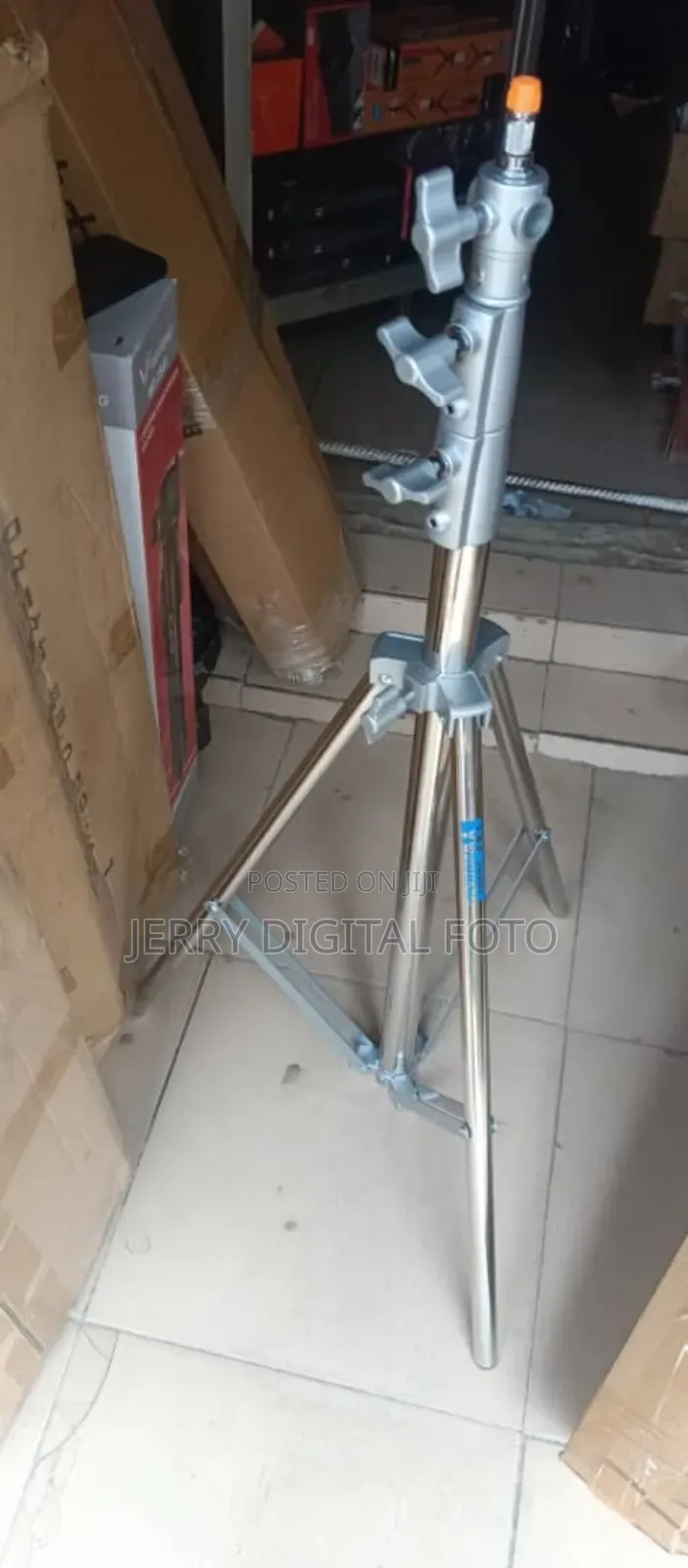 Silver Light Stand