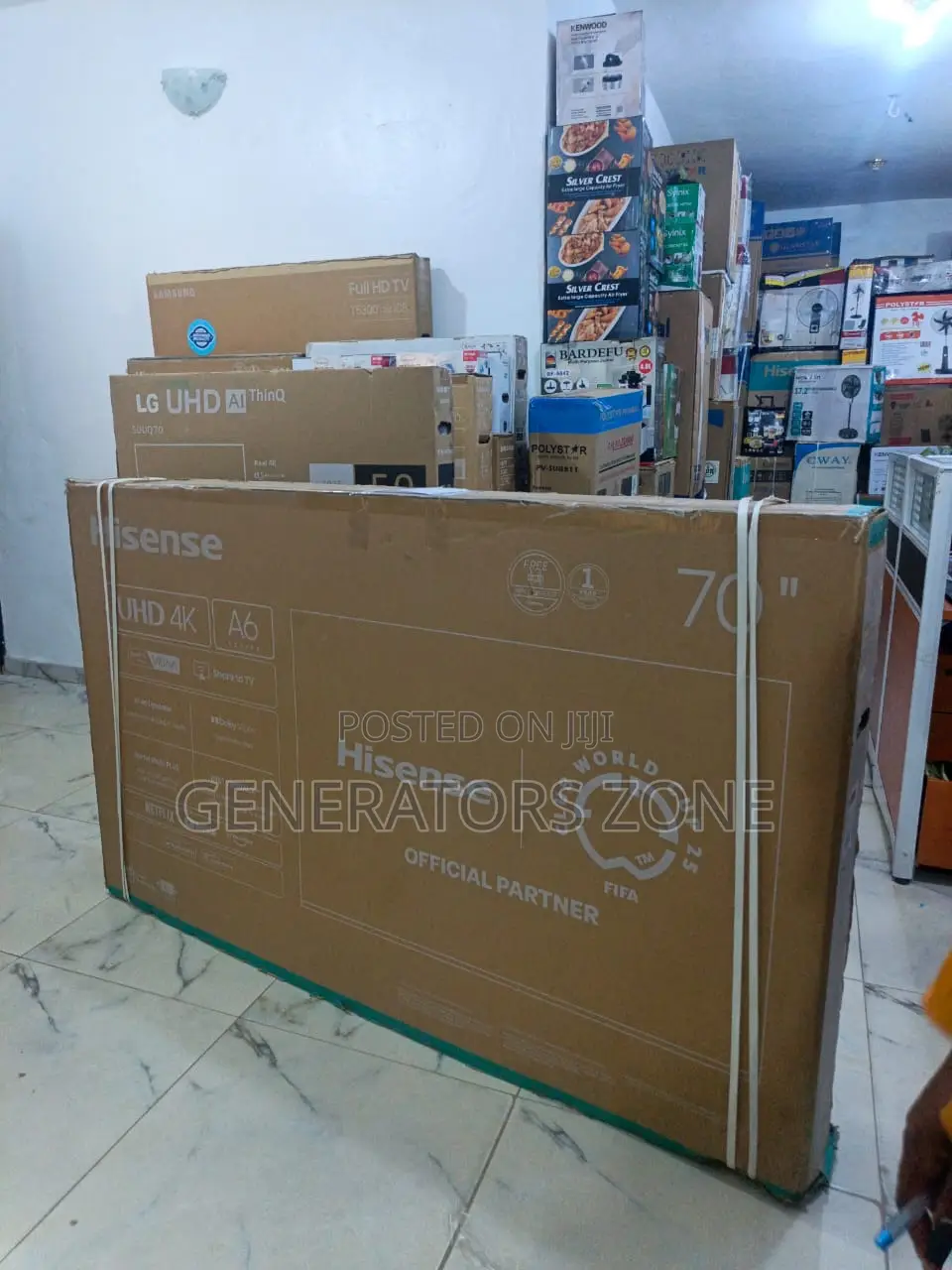 Hisense A6 70′′ Smart Google Tv – 70a6k