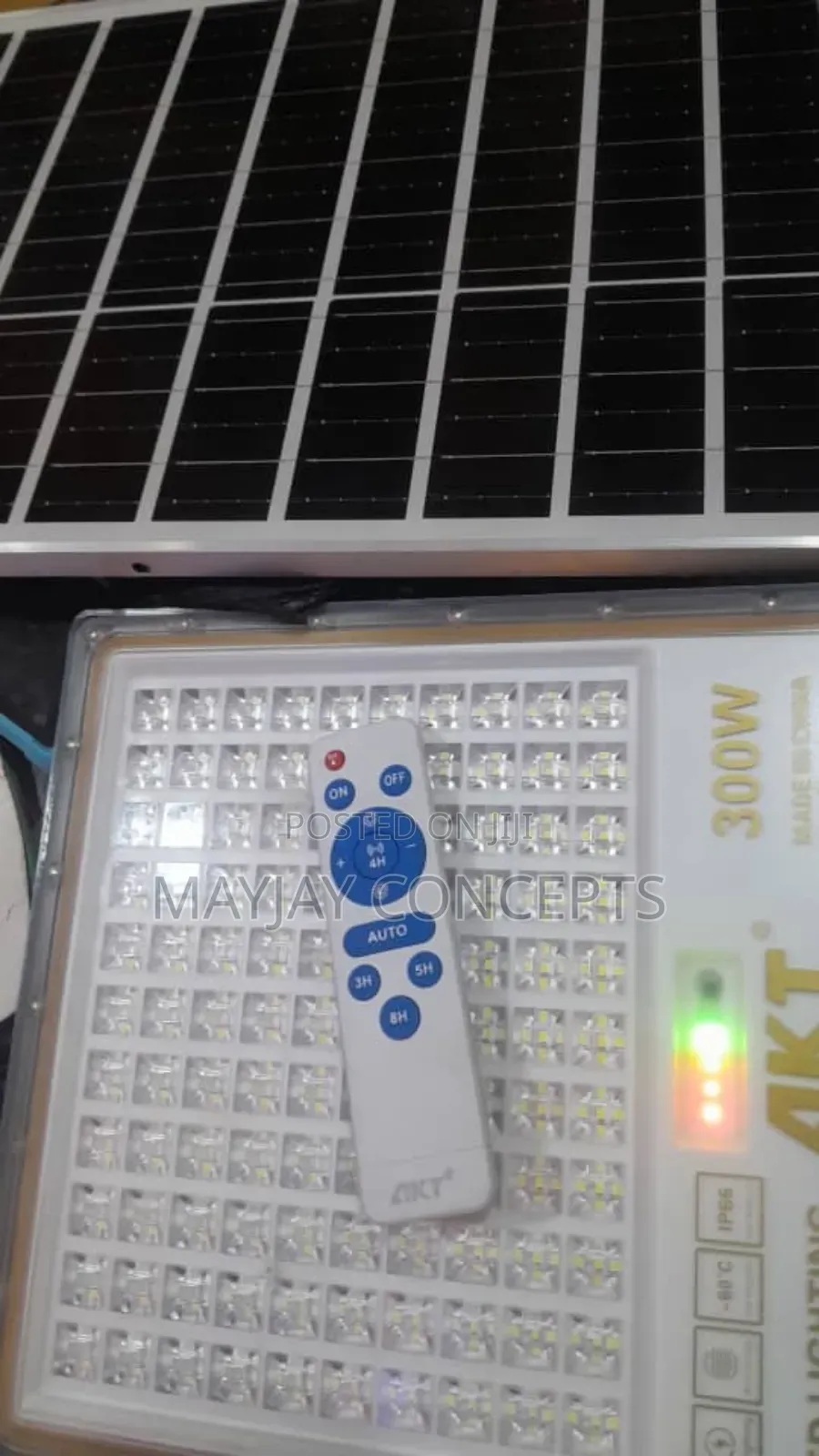 Akt 300watts Led Solar Floodlight With High Quality Solar Cells