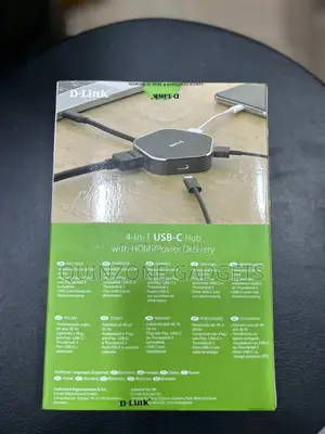 D-Link 4 in 1 Usb-C Hub With Hdmi/Power Delivery