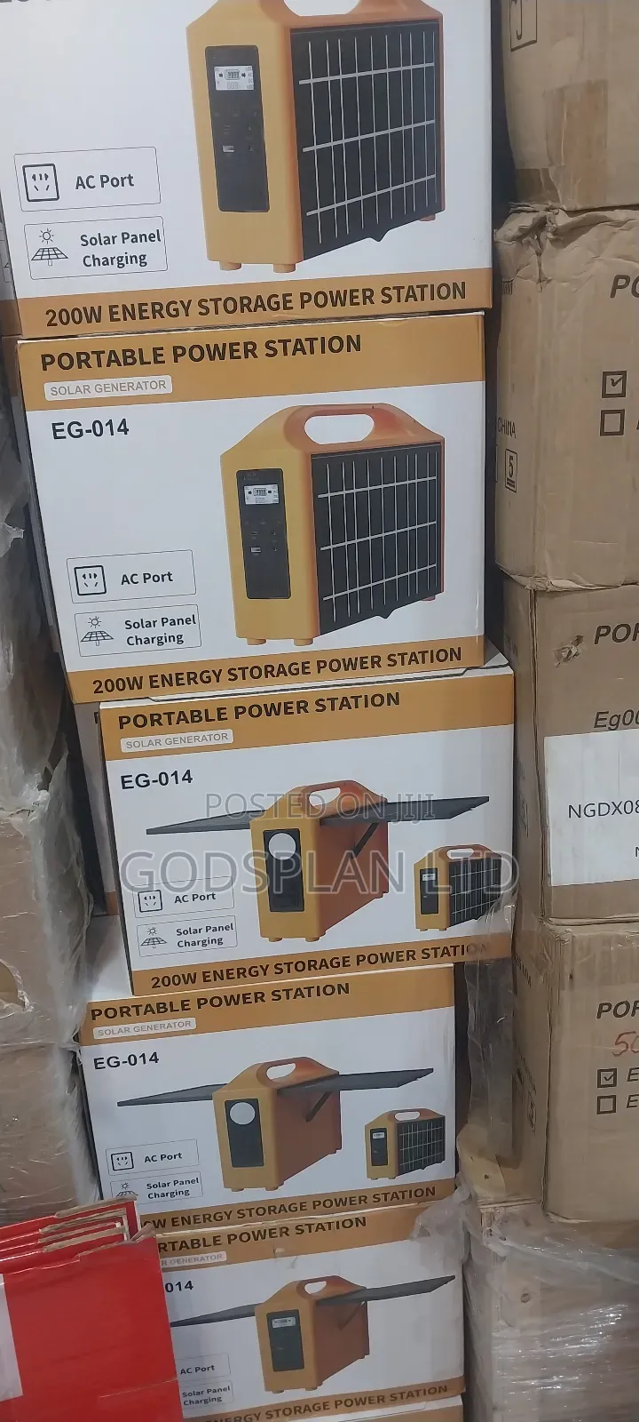 Solar Generator With Panel 200w