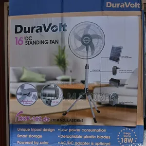 Duravolt 16" Ac/Dc Standing Fan (Energy Saving 18w) - Dsf 163acdc