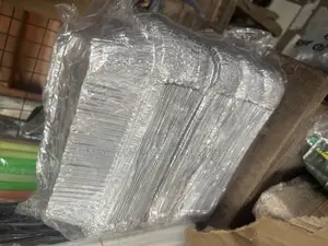 100pcs Foil Plates Big Size