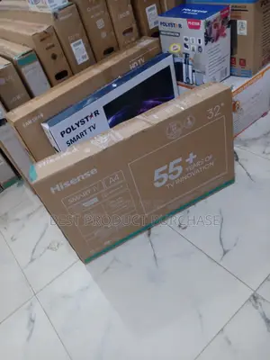 New Hisense 32" Smart Tv - Google Tv Os + Free Wall Bracket