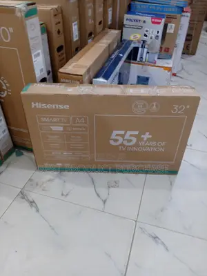 New Hisense 32" Smart Tv - Google Tv Os + Free Wall Bracket
