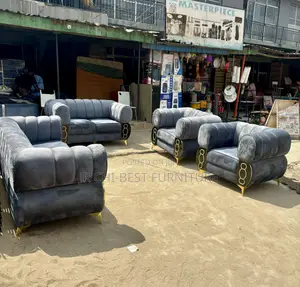 Well Built Set of Living Room Fabric Sofa Seaters | Chairs | Couch