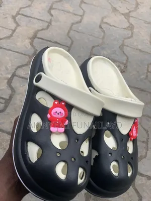 White And Black Crocks