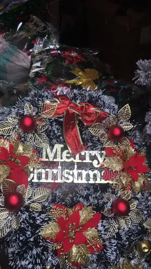 Christmas Decorations Items (Tree, Tinsel, Wreath, Light, Ball, Cap