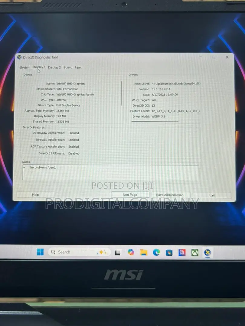 Laptop MSI Cyborg 15 32GB Intel Core i7 SSD 512GB