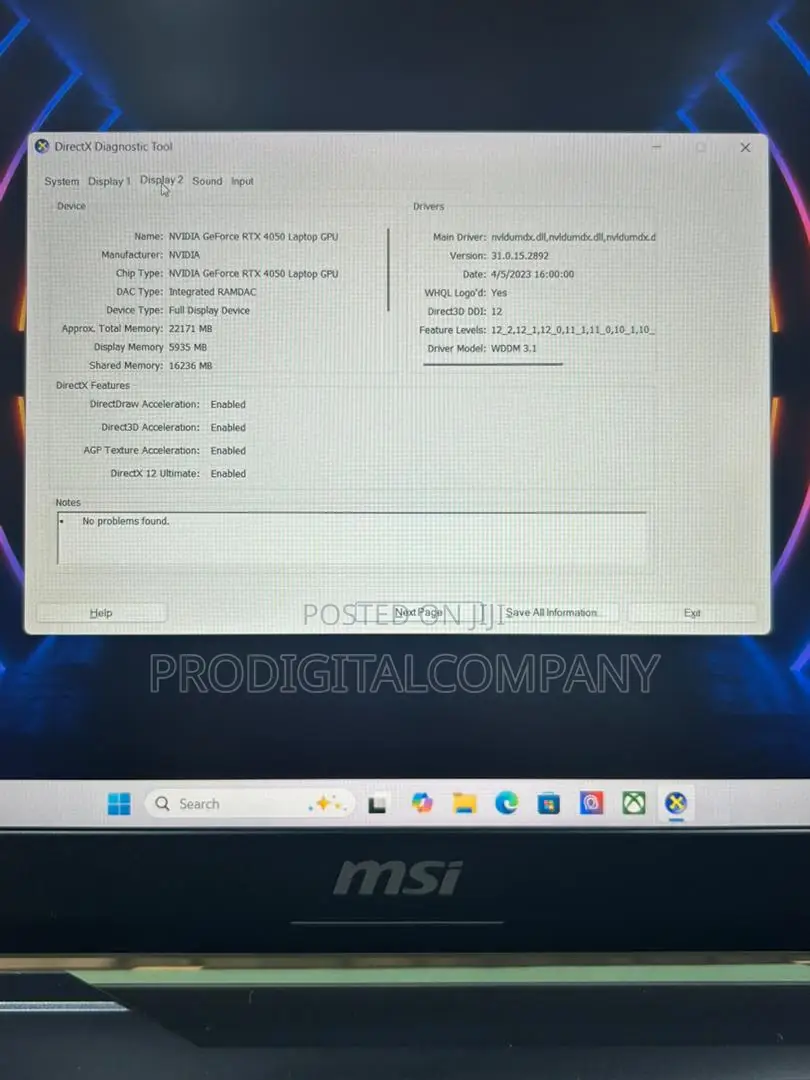 Laptop MSI Cyborg 15 32GB Intel Core i7 SSD 512GB