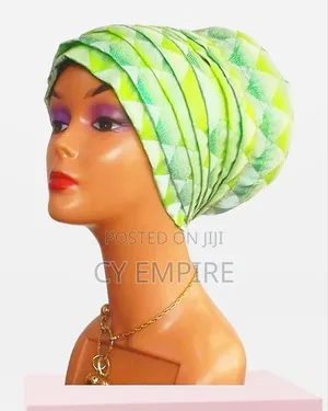 Damask Turban Caps