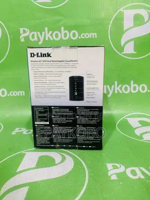 D-Link Wireless Ac 1200 MBPS Dual-Band Gigabit Cloud Router