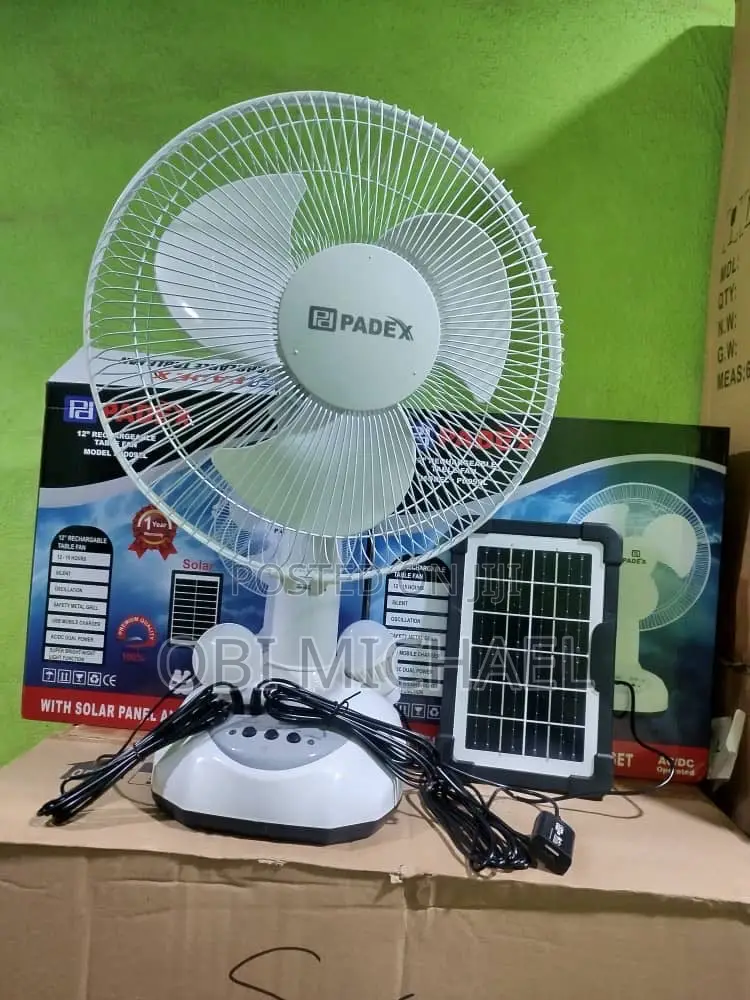 Rechargeable Table Fan