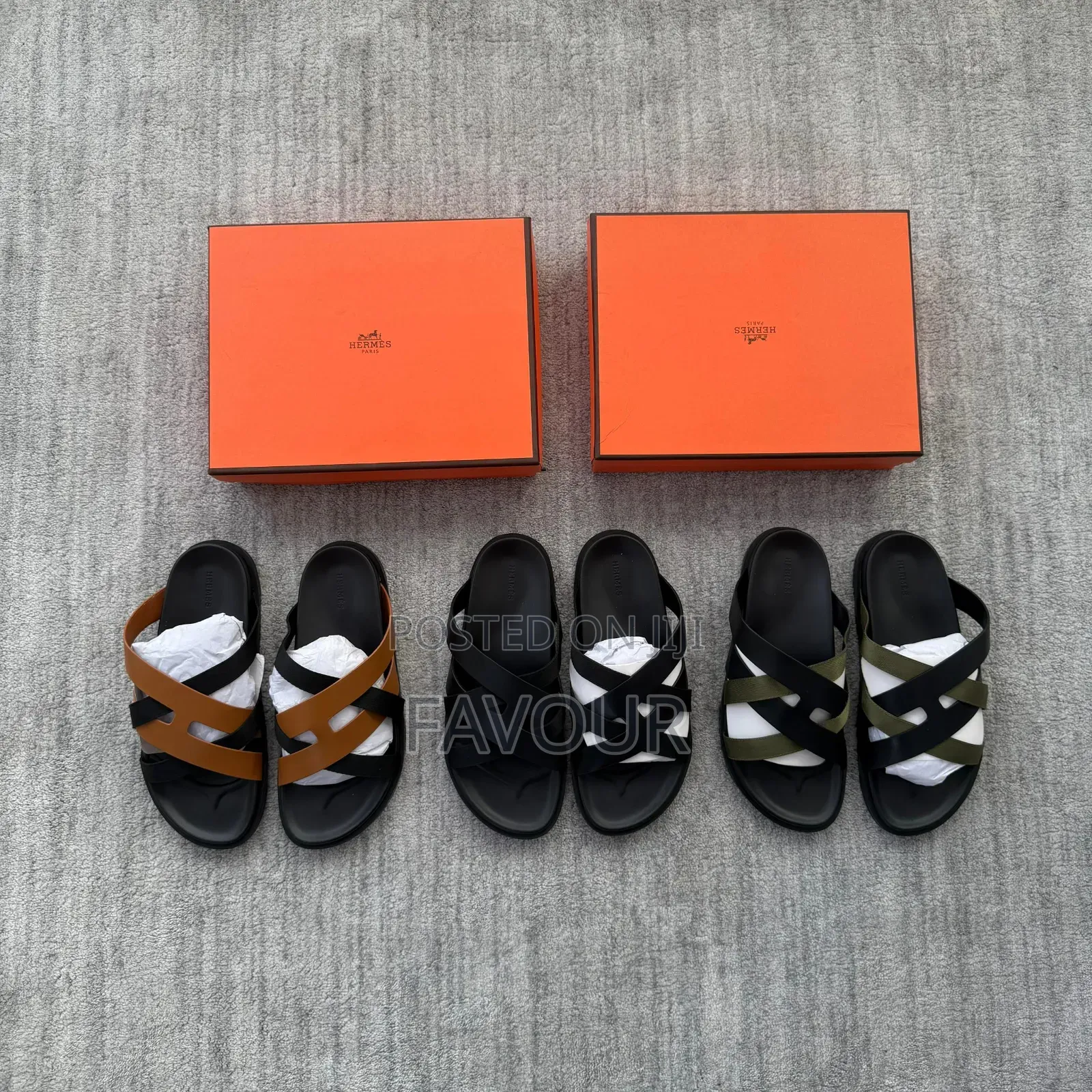 *Hermes Slippers*
