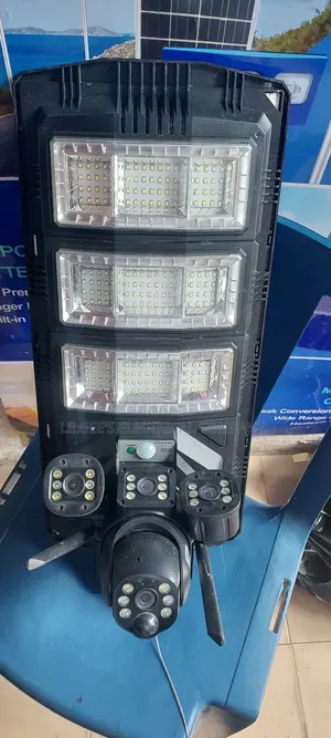 Advanced Solar Street Light With Multiple CCTV Camera's