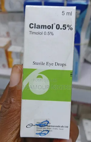 Clamol 0.5% (Timolol) Eye Drops 5ml