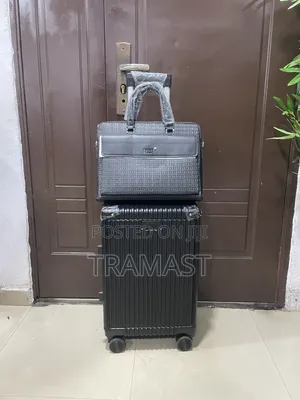 Mont Blanc Laptop Bag + 20 Inch Travel Luggage Combo - Premium Set