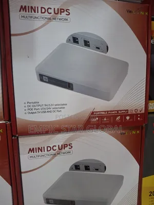 Mini Dc Ups Poe Router Power Bank 10000mah for Wifi Router/CCTV