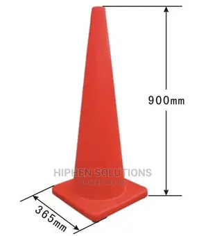 36" Orange PVC Traffic Cone