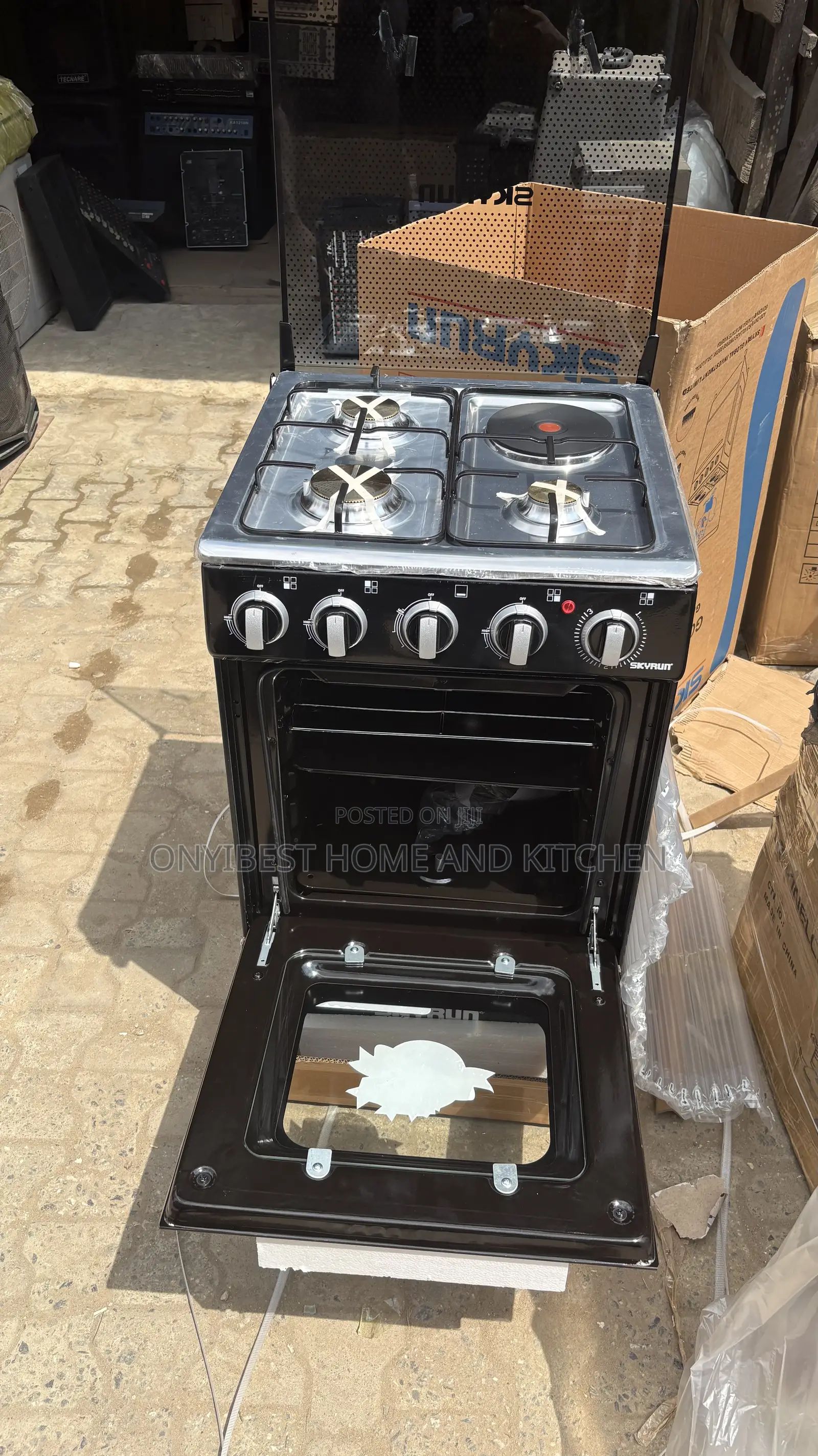 Syrum 60cm Automatic Gas and Electric Cooker
