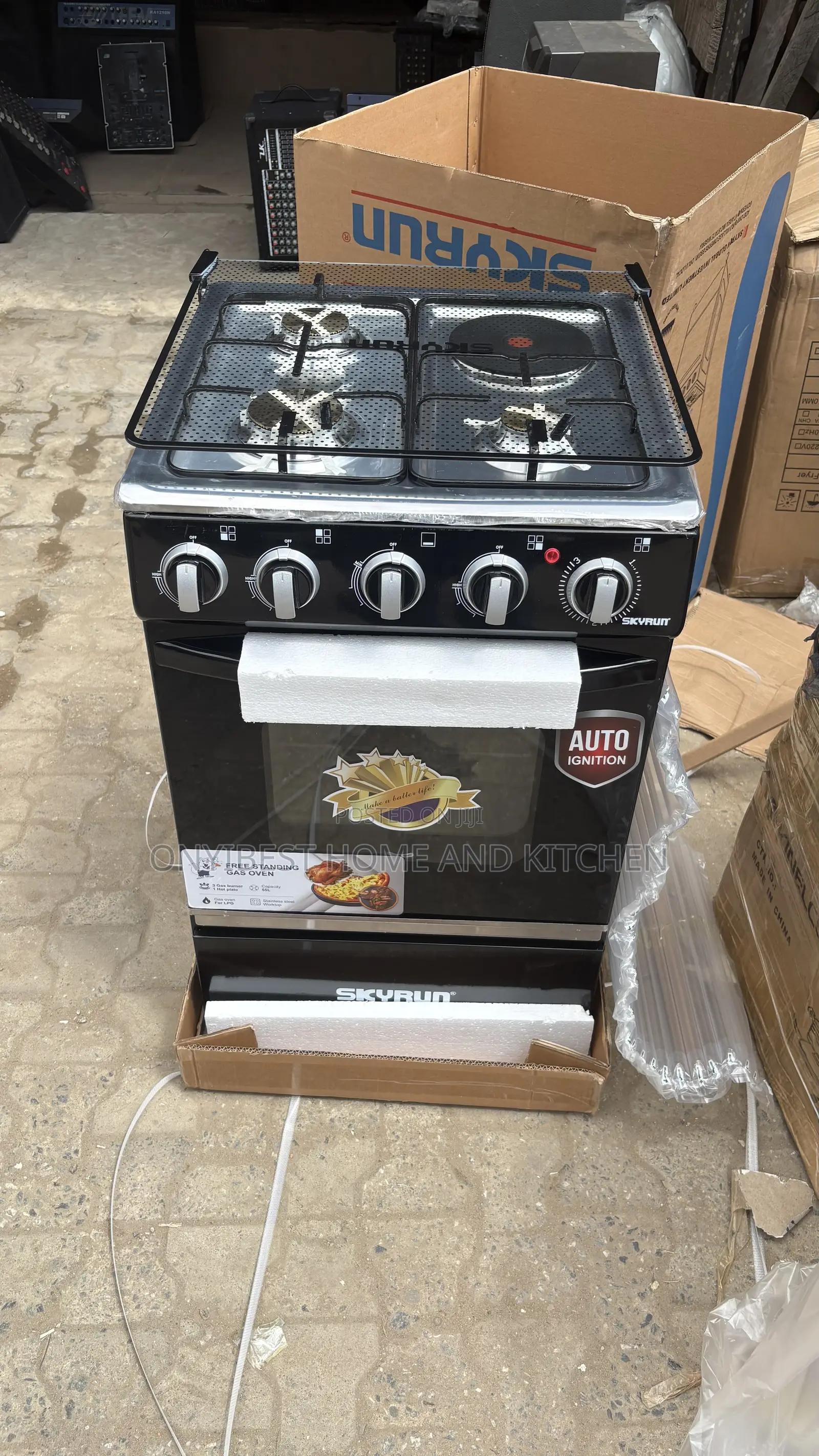 Syrum 60cm Automatic Gas and Electric Cooker