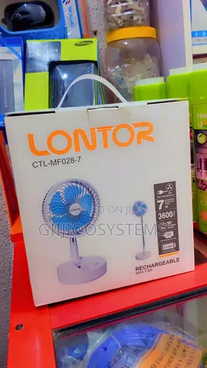 Lontor Rechargeable 7 Inches Stretchy Fan