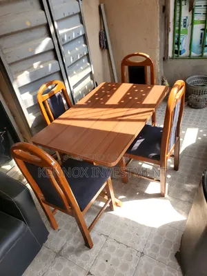 4 Seater High Durable Wooden Dining