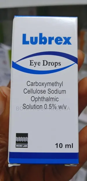 Lubrex (Carboxymethyl Cellulose) Eye Drops 10ml