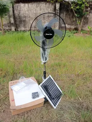 Solar Fan With Bluetooth Speaker Rechargeable