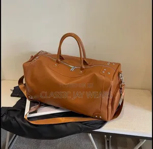 Pure Leather Hand Carry Traveling Bag