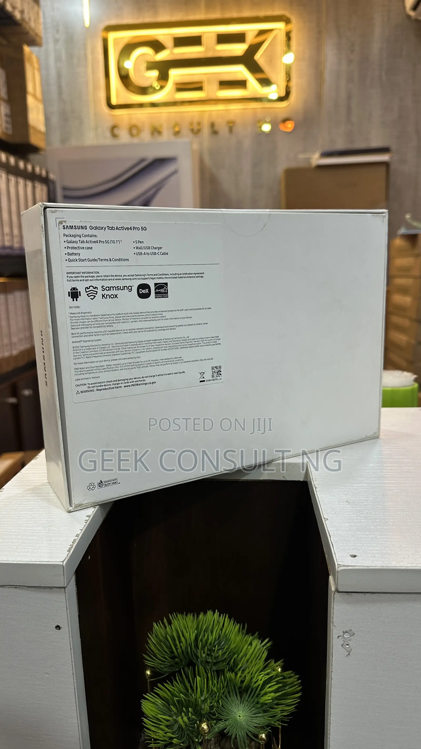New Samsung Galaxy Tab Active4 Pro 64 GB Black